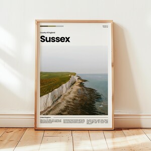 Sussex Poster, Sussex Print, Sussex Photo, Sussex Wall Art, England Poster, England Print, Digital Print, Travel Gift