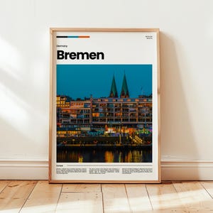 Bremen Poster, Bremen Print, Bremen Photo, Bremen Wall Art, Germany Poster, Germany Print, Digital Print, Travel Gift