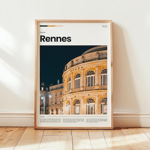 Rennes Poster, Rennes Print, Rennes Photo, Rennes Wall Art, France Poster, France Print, Digital Print, Travel Gift