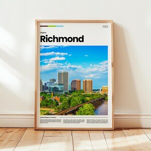 Richmond Poster, Richmond Print, Richmond Photo, Richmond Wall Art, Virginia Poster, Virginia Print, Digital Print, Travel Gift