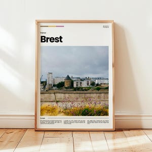 Brest Poster, Brest Print, Brest Photo, Brest Wall Art, France Poster, France Print, Digital Print, Travel Gift