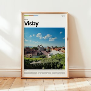 Visby Poster, Visby Print, Visby Photo, Visby Travel Poster, Sweden Poster, Sweden Print, Digital Print, Travel Gift