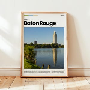 Baton Rouge Poster, Baton Rouge Print, Baton Rouge Photo, Wall Art, Louisiana Poster, Louisiana Print, Digital Print, Travel Gift
