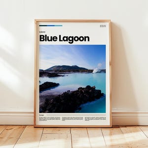 Blue Lagoon Poster, Blue Lagoon Print, Blue Lagoon Photo, Blue Lagoon Wall Art, Iceland Poster, Iceland Print, Digital Print, Travel Gift