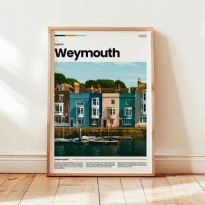 Weymouth Poster, Weymouth Print, Weymouth Photo, Weymouth Wall Art, England Poster, England Print, Digital Print, Travel Gift