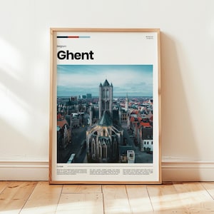 Ghent Poster, Ghent Print, Ghent Photo, Ghent Wall Art, Belgium Poster, Belgium Print, Digital Print, Travel Gift