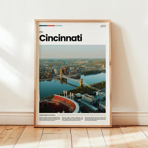 Cincinnati Poster, Cincinnati Print, Cincinnati Photo, Cincinnati Wall Art, Ohio Poster, Ohio Print, Digital Print, Travel Gift