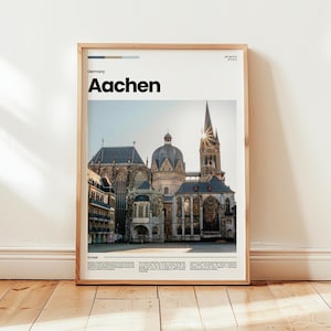 Aachen Poster, Aachen Print, Aachen Photo, Aachen Wall Art, Germany Poster, Germany Print, Digital Print, Travel Gift