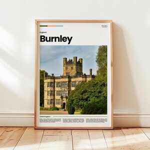 Burnley Poster, Burnley Print, Burnley Photo, Burnley Wall Art, England Poster, England Print, Digital Print, Travel Gift