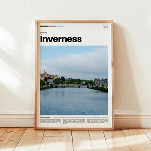Inverness Poster, Inverness Print, Inverness Photo, Inverness Wall Art, Scotland Poster, Scotland Print, Digital Print, Travel Gift