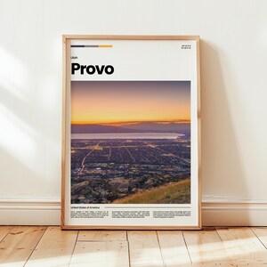 Provo Poster, Provo Print, Provo Photo, Provo Wall Art, Utah Poster, Utah Print, Digital Print, Travel Gift