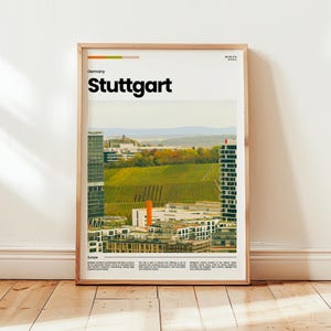Stuttgart Poster, Stuttgart Print, Stuttgart Photo, Stuttgart Wall Art, Germany Poster, Germany Print, Digital Print, Travel Gift