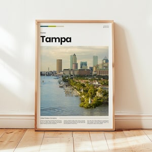 Tampa Poster, Tampa Print, Tampa Photo, Tampa Wall Art, Florida Poster, Florida Print, Digital Print, Travel Gift