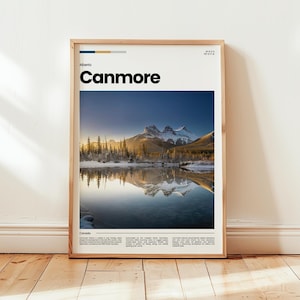 Canmore Poster, Canmore Print, Canmore Photo, Canmore Wall Art, Canada Poster, Canada Print, Digital Print, Travel Gift
