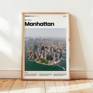 Manhattan Poster, Manhattan Print, Manhattan Photo, Manhattan Wall Art, New York Poster, New York Print, Digital Print, Travel Gift