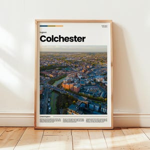 Colchester Poster, Colchester Print, Colchester Photo, Colchester Wall Art, England Poster, England Print, Digital Print, Travel Gift