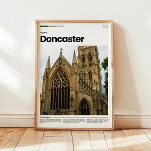 Doncaster Poster, Doncaster Print, Doncaster Photo, Doncaster Wall Art, England Poster, England Print, Digital Print, Travel Gift