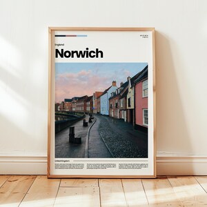 Norwich Poster, Norwich Print, Norwich Photo, Norwich Wall Art, England Poster, England Print, Digital Print, Travel Gift