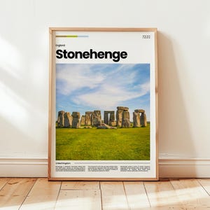 Stonehenge Poster, Stonehenge Druck, Stonehenge Foto, Stonehenge Wandkunst, England Poster, England Druck, Digitaldruck, Reise Geschenk