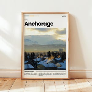 Anchorage Poster, Anchorage Print, Anchorage Photo, Anchorage Wall Art, Alaska Poster, Alaska Print, Digital Print, Travel Gift