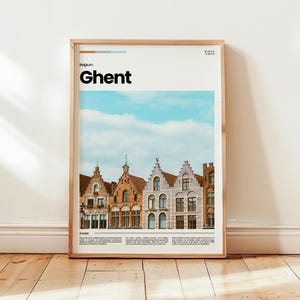 Ghent Poster, Ghent Print, Ghent Photo, Ghent Wall Art, Belgium Poster, Belgium Print, Digital Print, Travel Gift
