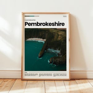 Pembrokeshire Poster, Pembrokeshire Print, Pembrokeshire Photo, Wales Poster, Wales Print, Digital Print, Travel Gift