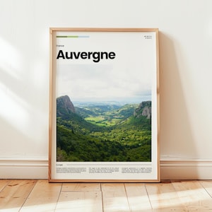 Auvergne Poster, Auvergne Print, Auvergne Photo, Auvergne Wall Art, France Poster, France Print, Digital Print, Travel Gift
