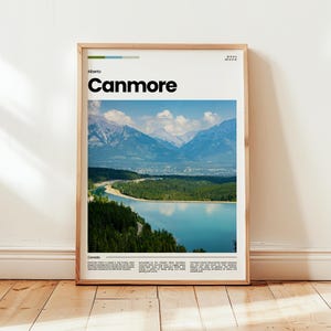 Canmore Poster, Canmore Print, Canmore Photo, Canmore Wall Art, Canada Poster, Canada Print, Digital Print, Travel Gift