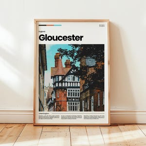 Gloucester Poster, Gloucester Print, Gloucester Photo, Gloucester Wall Art, England Poster, England Print, Digital Print, Travel Gift