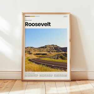 Roosevelt Poster, Roosevelt Print, Roosevelt Photo, National Park Poster, National Park Print, Digital Print, Travel Gift
