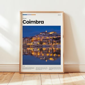 Affiche Coimbra, impression Coimbra, photo Coimbra, art mural Coimbra, affiche Portugal, impression Portugal, impression numérique, cadeau de voyage