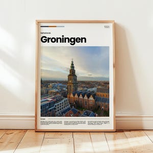 Groningen Poster, Groningen Print, Groningen Photo, Groningen Wall Art, Netherlands Poster, Netherlands Print, Digital Print, Travel Gift