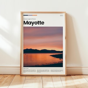 Mayotte Poster, Mayotte Print, Mayotte Photo, Mayotte Wall Art, France Poster, France Print, Digital Print, Travel Gift