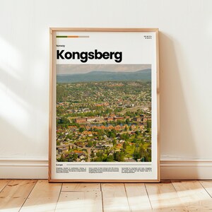 Kongsberg Poster, Kongsberg Print, Kongsberg Photo, Kongsberg Wall Art, Norway Poster, Norway Print, Digital Print, Travel Gift