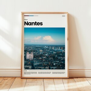 Nantes Poster, Nantes Print, Nantes Photo, Nantes Wall Art, France Poster, France Print, Digital Print, Travel Gift