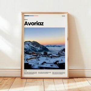 Avoriaz Poster, Avoriaz Print, Avoriaz Photo, Avoriaz Wall Art, France Poster, France Print, Digital Print, Travel Gift