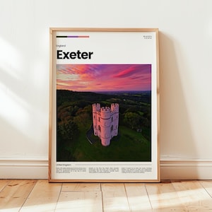Exeter Poster, Exeter Print, Exeter Photo, Exeter Wall Art, England Poster, England Print, Digital Print, Travel Gift