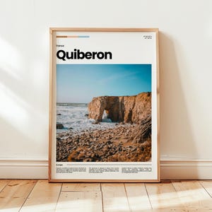 Pôster Quiberon, Impressão Quiberon, Foto Quiberon, Arte de Parede Quiberon, Pôster França, Impressão França, Impressão Digital, Presente de Viagem