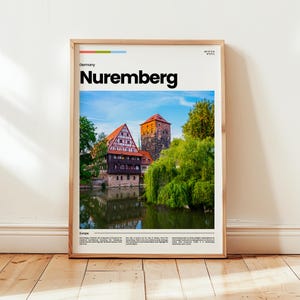 Póster de Núremberg, Impresión de Núremberg, Foto de Núremberg, Arte mural de Núremberg, Póster de Alemania, Impresión de Alemania, Impresión digital, Regalo de viaje