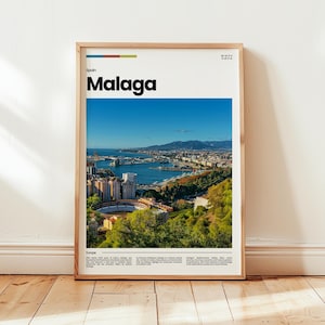 Malaga Poster, Malaga Print, Malaga Photo, Spain Poster, Spain Print, Digital Print, Travel Gift