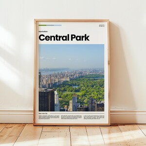 Central Park Poster, Central Park Print, Central Park Photo, Central Park, New York Poster, New York Print, Digital Print, Travel Gift