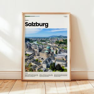 Salzburg Poster, Salzburg Print, Salzburg Photo, Salzburg Wall Art, Austria Poster, Austria Print, Digital Print, Travel Gift