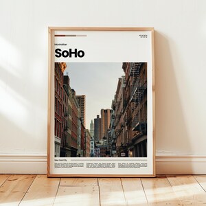 SoHo Poster, SoHo Print, SoHo Photo, SoHo Wall Art, New York Poster, New York Print, Digital Print, Travel Gift