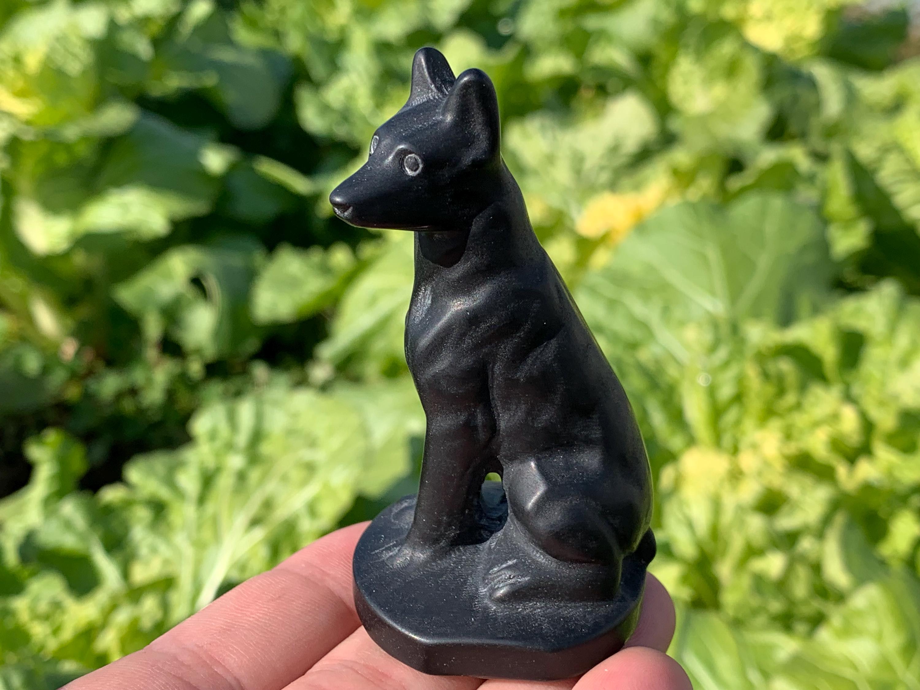 Obsidian Dog - Etsy