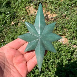 5.5&#39;&#39;+ Natural Aventurine quartz,quartz crystal,hand carved,crystal North Star,North Star skull,Home Decoration Crystal Gifts 1pc