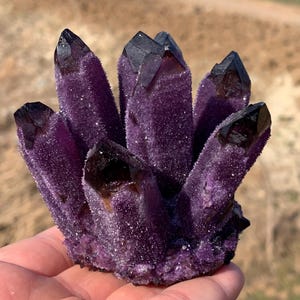 300g+ Amethyst Phantom Cluster specimen,quartz crystal,Crystal Mineral Vug specimen,Crystal Gifts 1pc