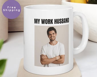 Picture Coffee Cup, Custom Photo Mug, BPA Free, Gift for Work Husband