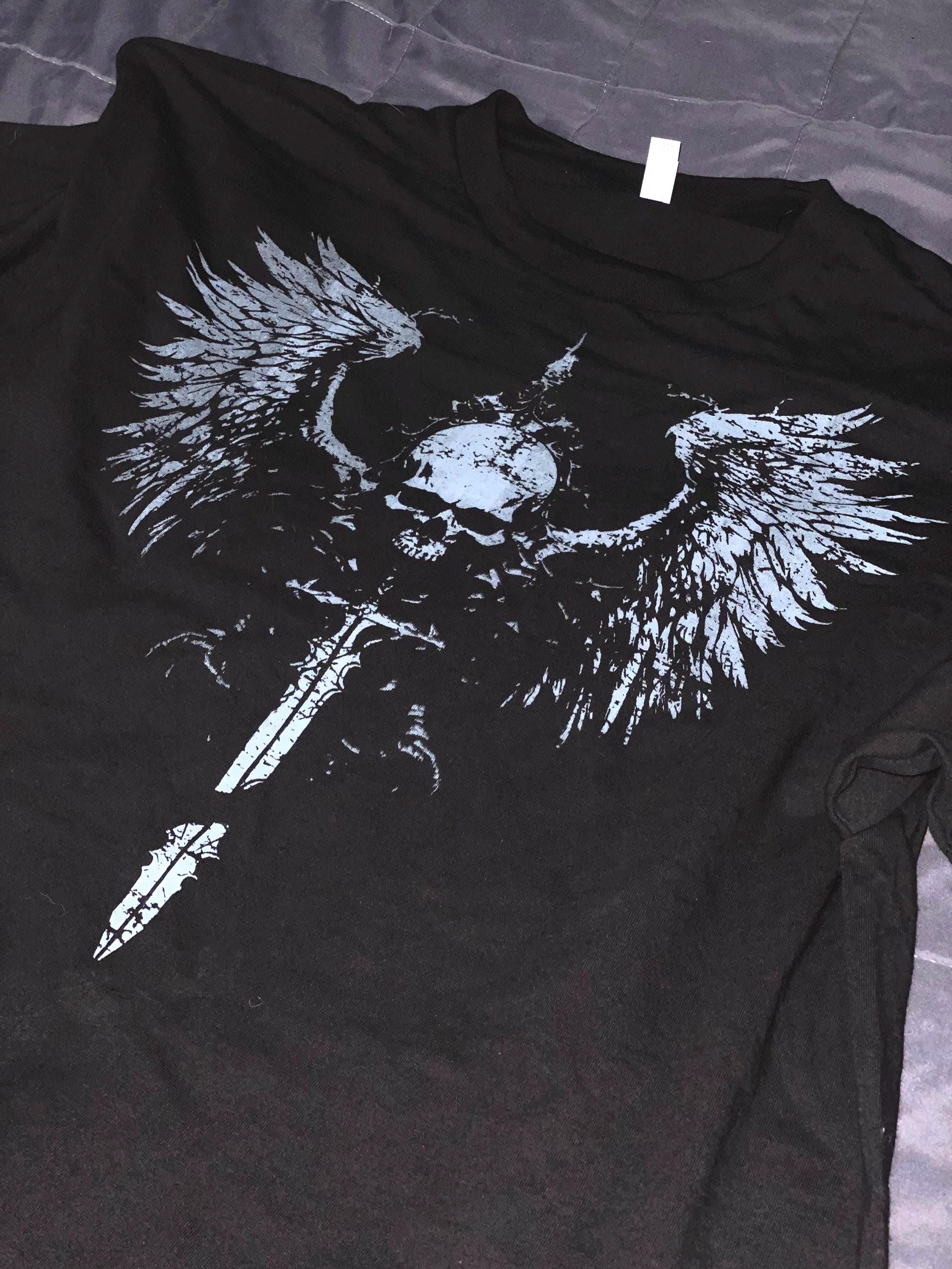 Y2k Skull Shirt - Etsy