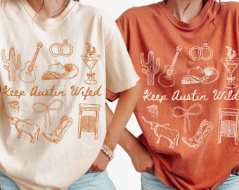 Austin Bachelorette Party Comfort Colors Shirt: Texas Cowgirl Tee
