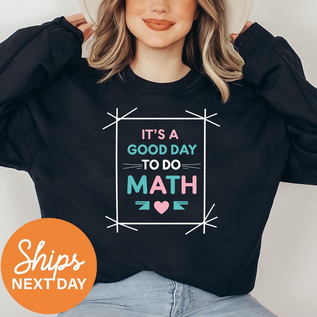 Sweaty Math Funny Math Teacher Hoodie, Statistician Sweatshirt, Nerdy Math Crewneck ...